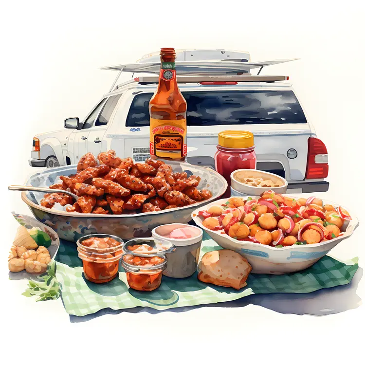 Tailgate Snacks and Drinks