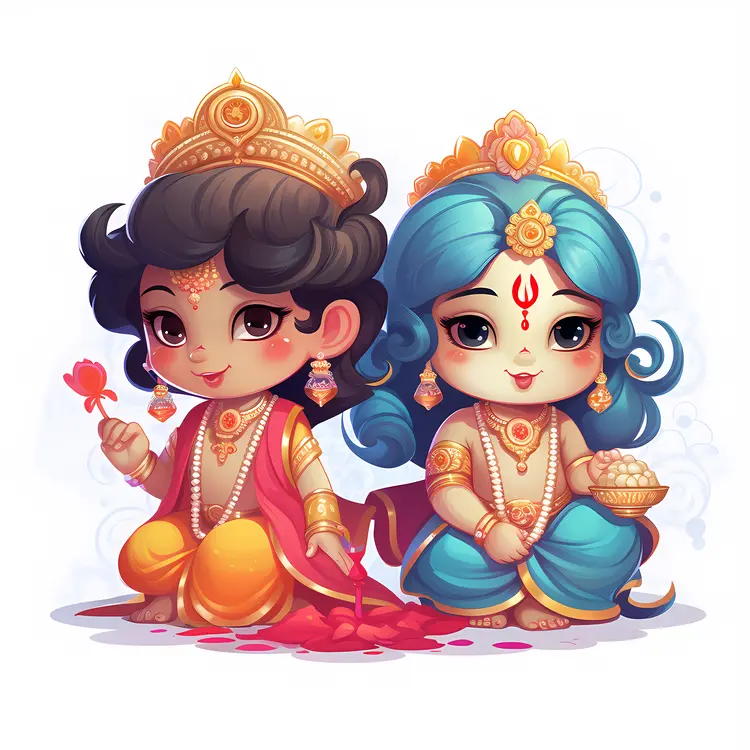 Cute Traditional Characters