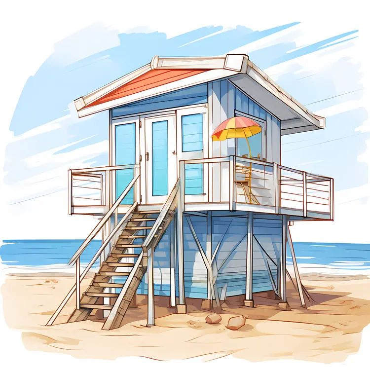 Small cute doodle house