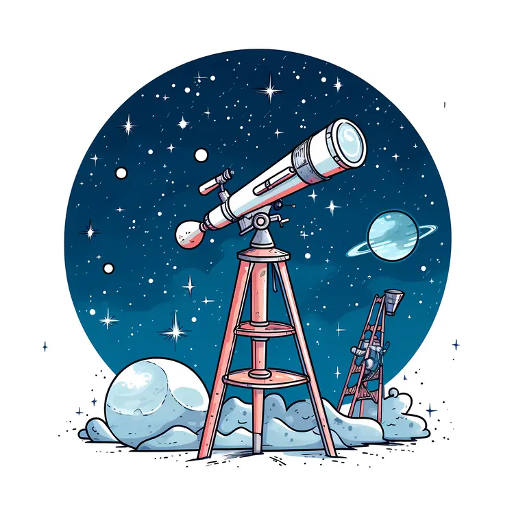 Telescope with Planets and Stars