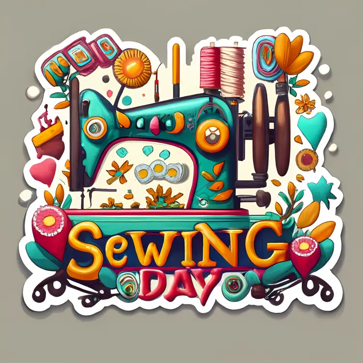 Colorful Sewing Machine for Sewing Day