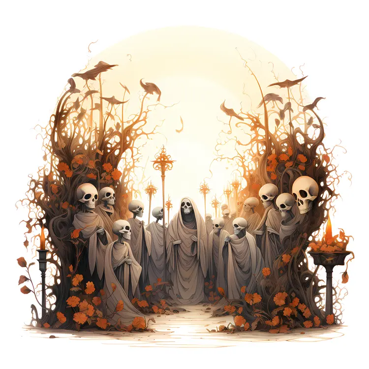 Skeletons in a Haunted Forest
