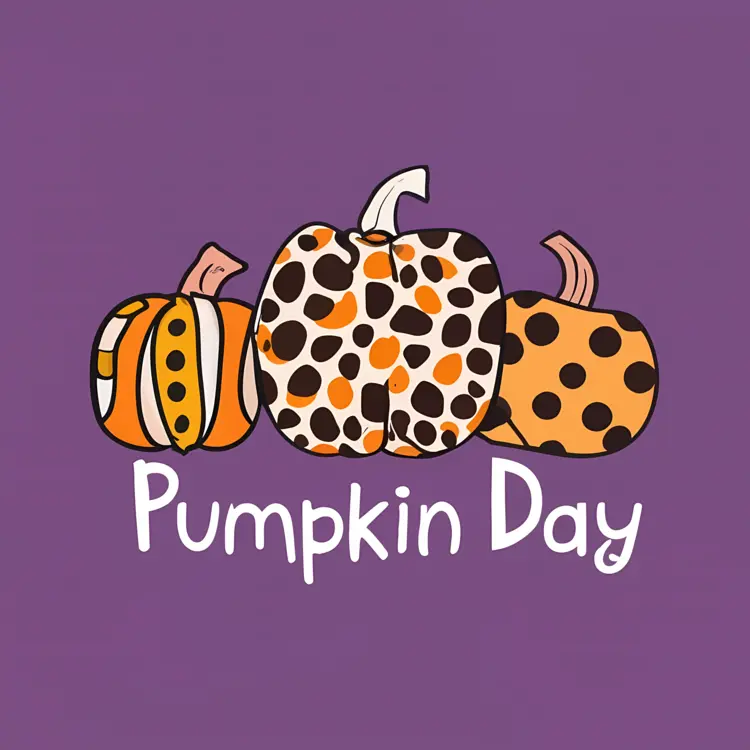 Patterned Pumpkins for Pumpkin Day
