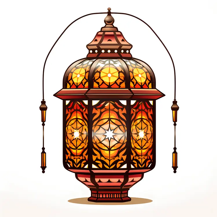 Illuminated Ornate Lantern