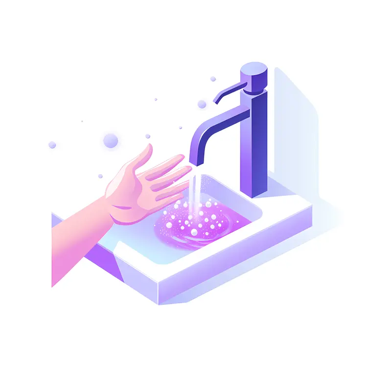 Hand Washing with Soap and Water