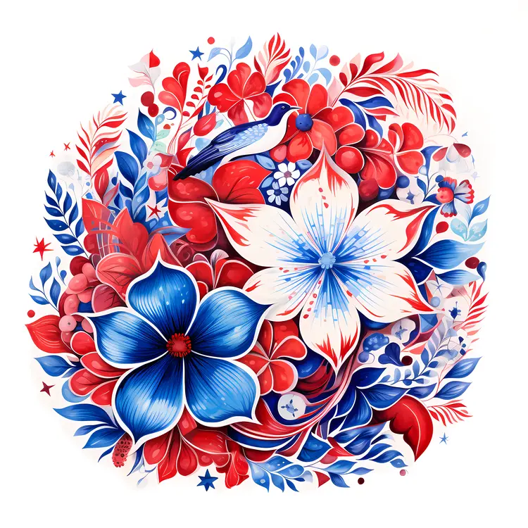 Colorful Floral Art