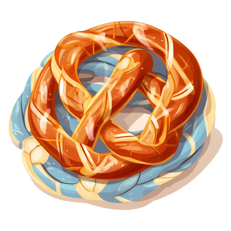Delicious Pretzel Illustration