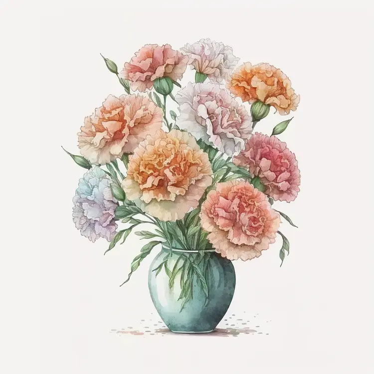 Beautiful Carnations in Vase for Special Occasions