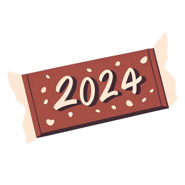 Chocolate Bar with 2024 Wrapper