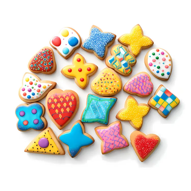 Colorful Decorated Cookies for Festive Occasions