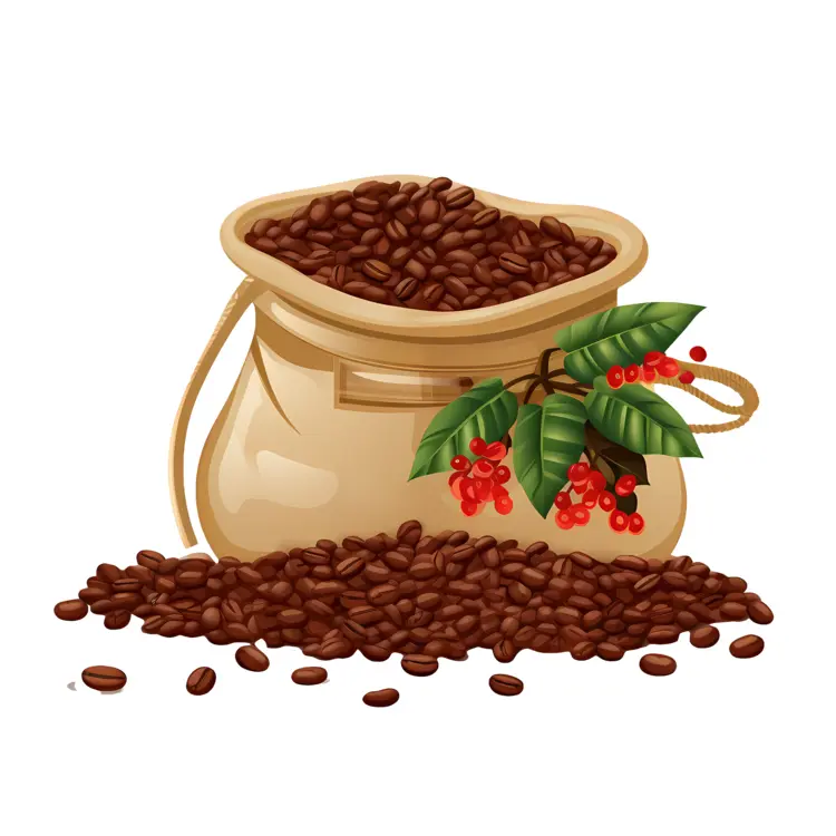 Bag of Fresh Coffee Beans