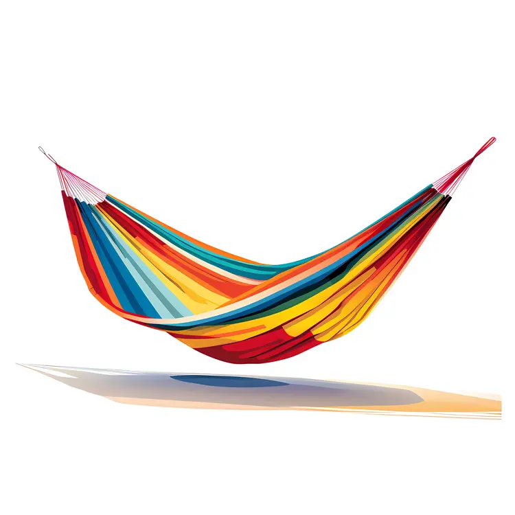Colorful Hammock for Summer Relaxation