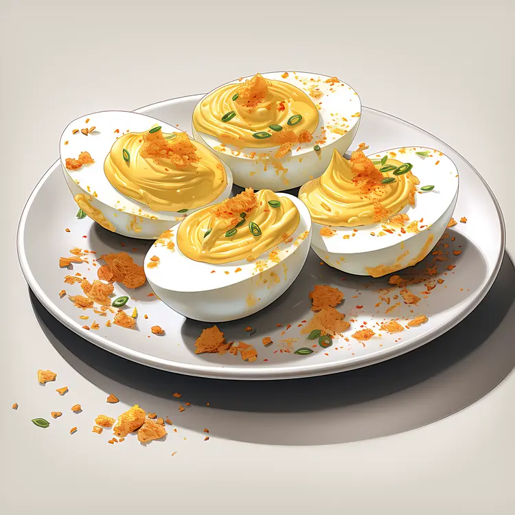 Plate of Deviled Eggs
