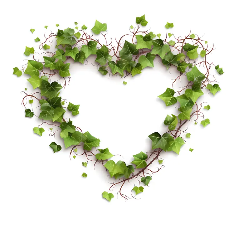 Heart-shaped Ivy Wreath