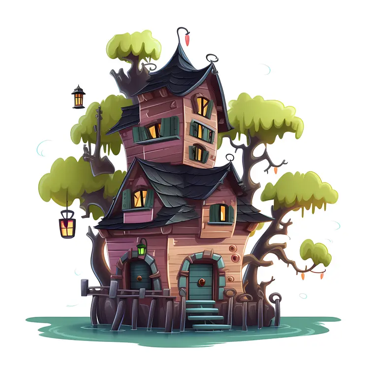 Small Cute Doodle House