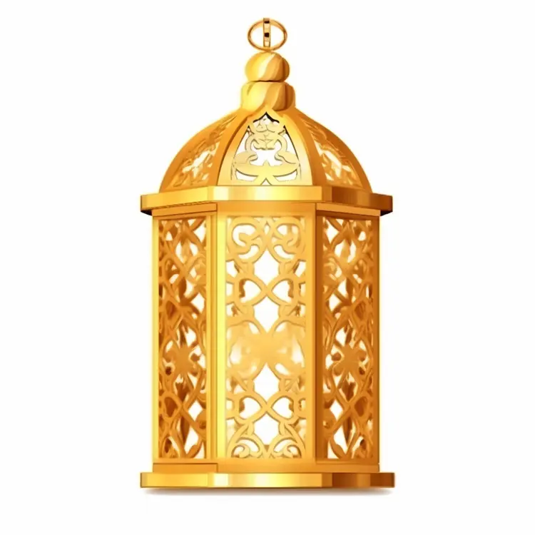 Golden Decorative Lantern
