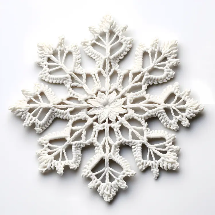 White Crochet Snowflake