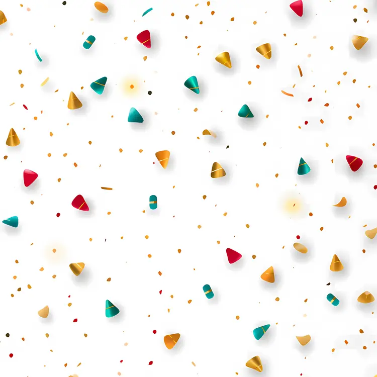 Party Confetti Background for Festive Occasions
