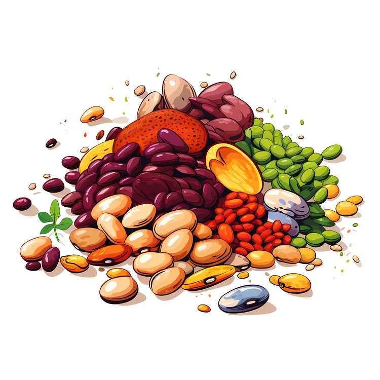 Colorful Variety of Beans