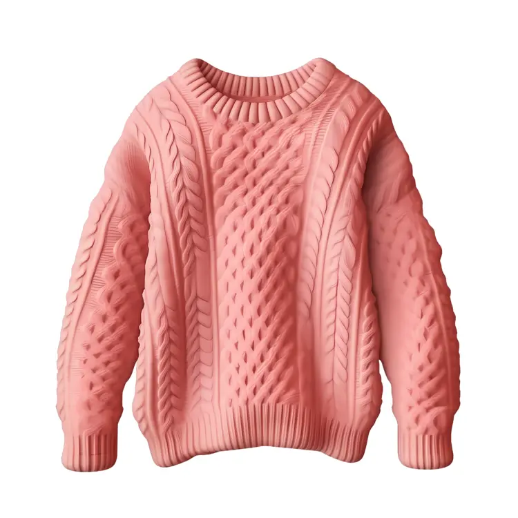 Pink Knitted Sweater