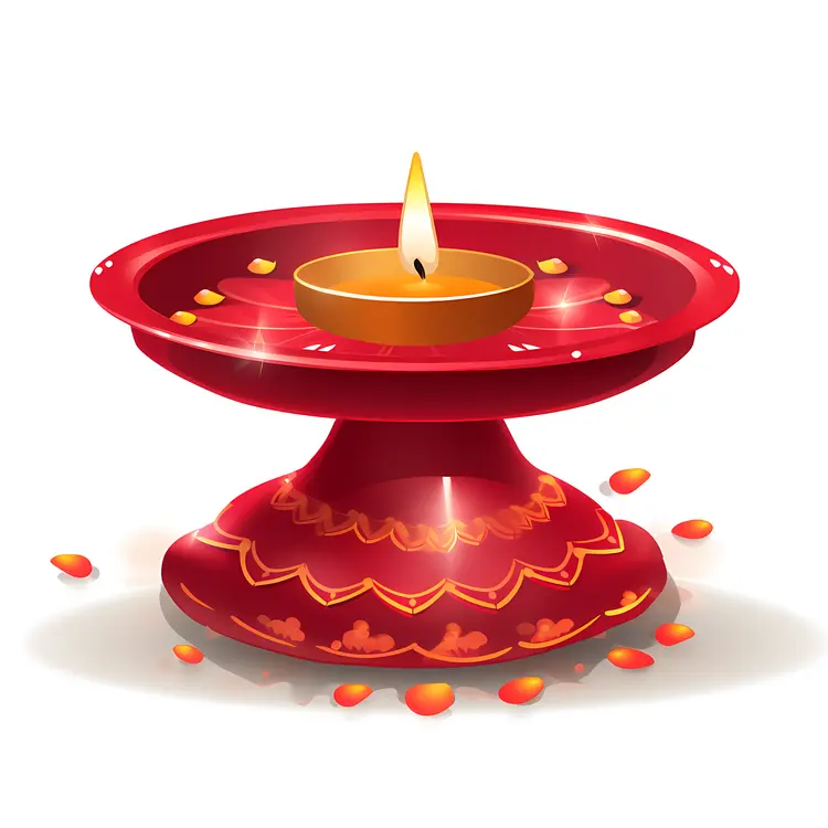 Decorative Diya Lamp for Diwali