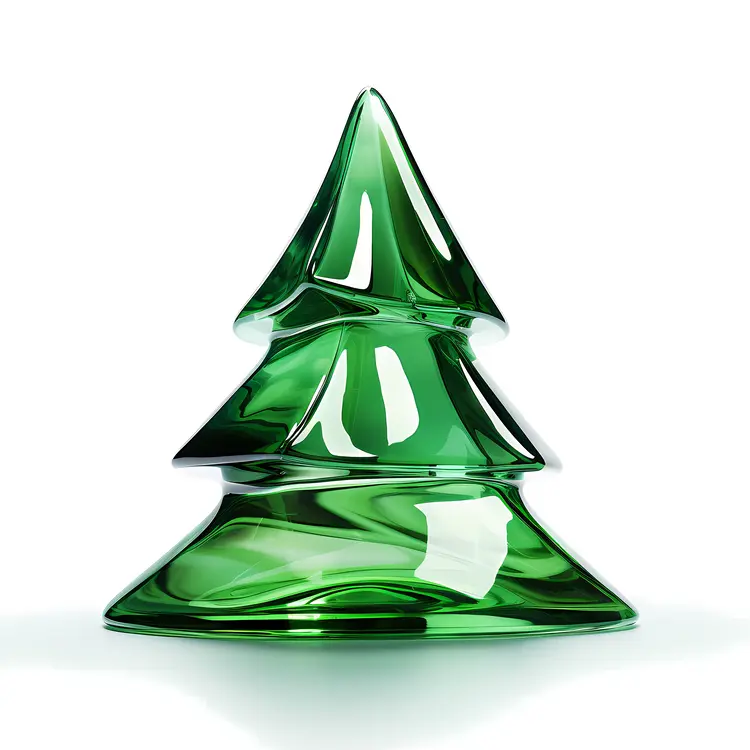 Simple Glass Christmas Tree