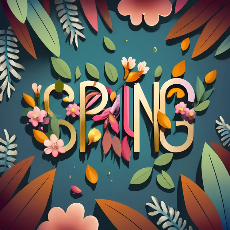 Spring Flowers Illustration