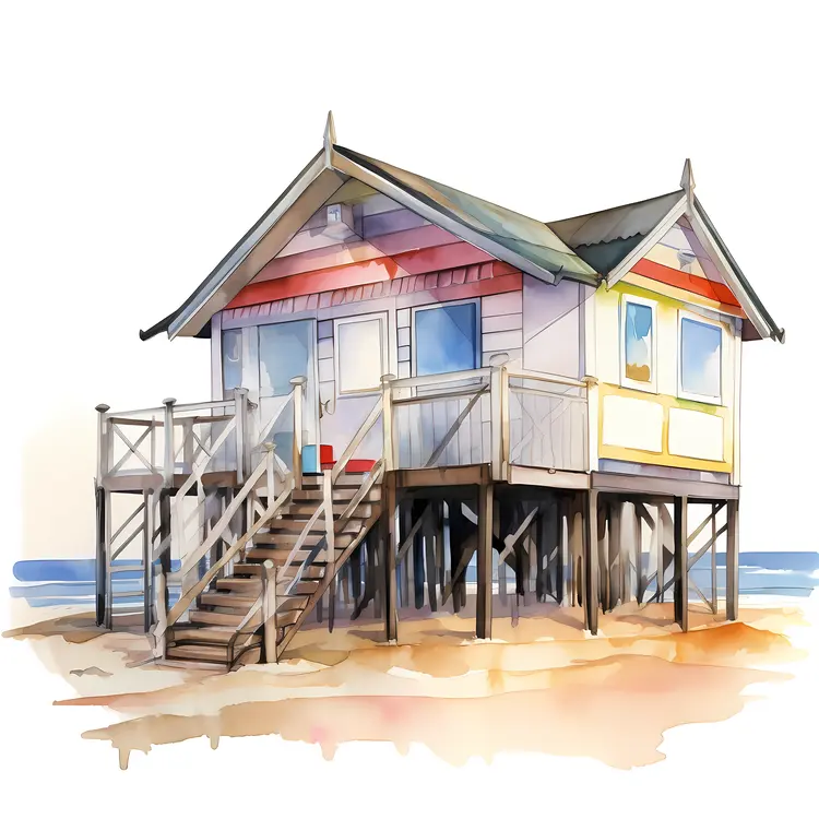 Elevated Beach House by the Seaside