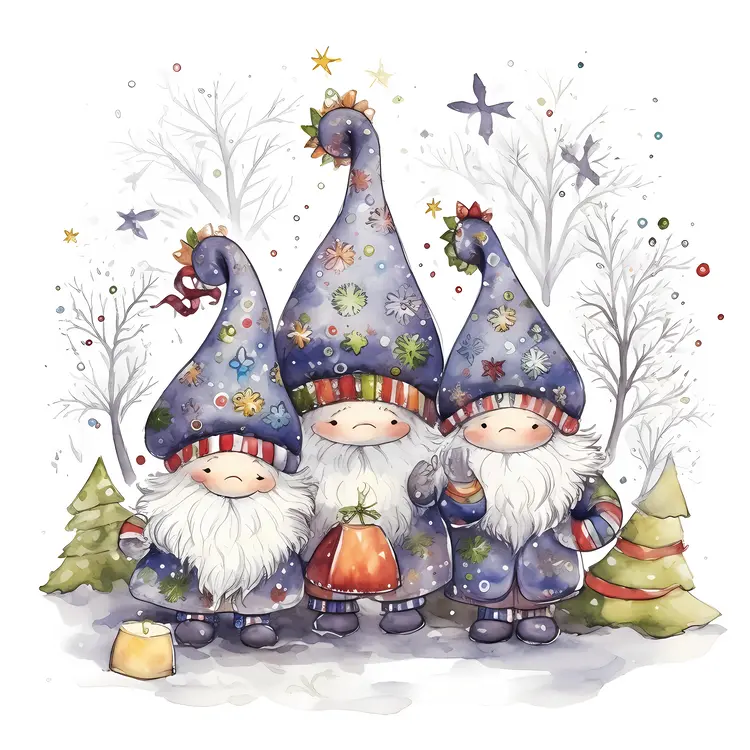 Gnomes in Winter Wonderland