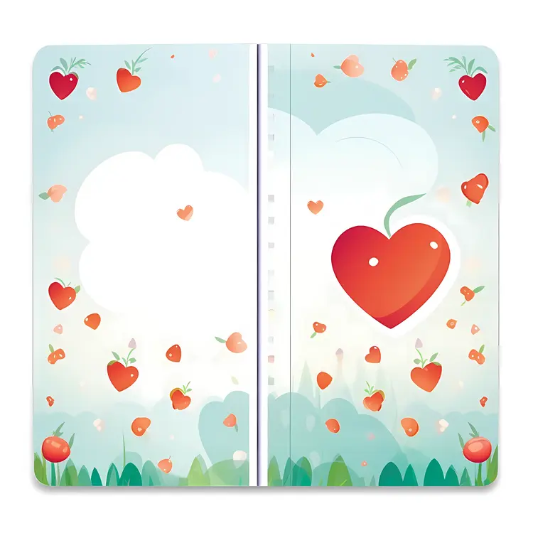 Cute Heart Illustration for Valentine's Day