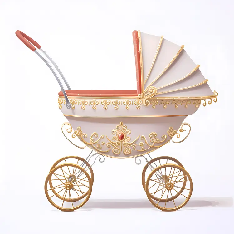Ornate Vintage Baby Carriage