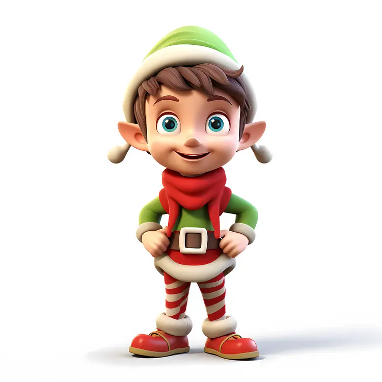Confident Elf with Hands on Hips