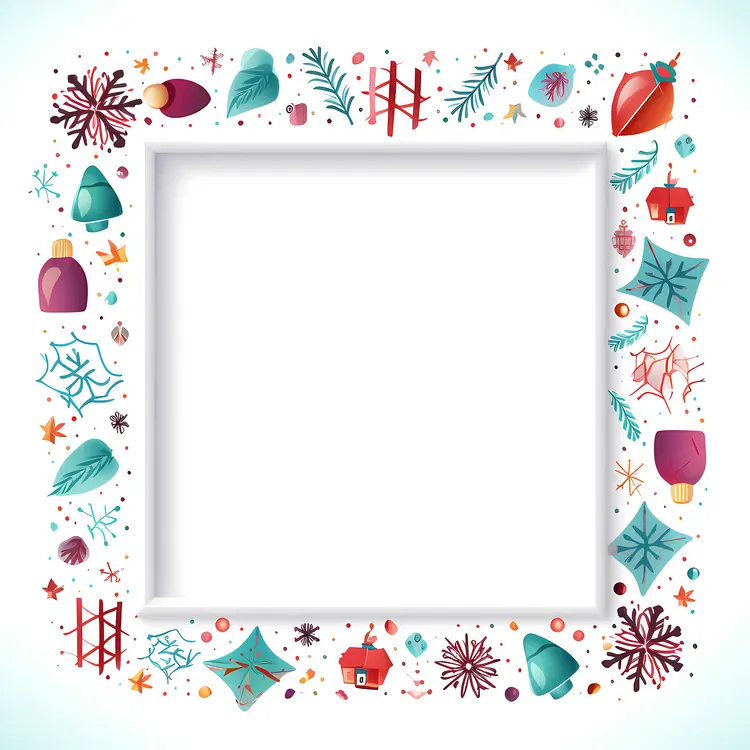 Winter Themed Decorative Frame