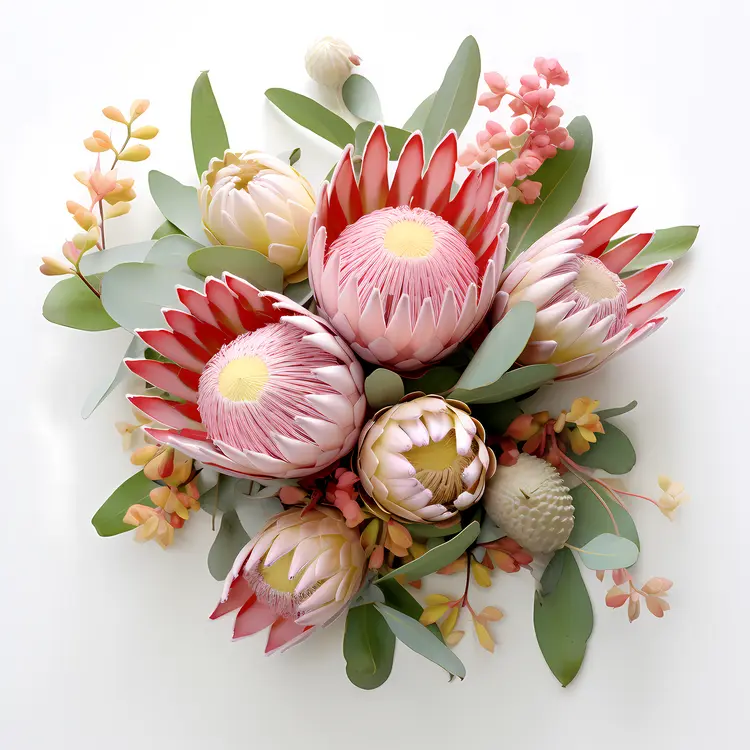Colorful Protea Flower Bouquet