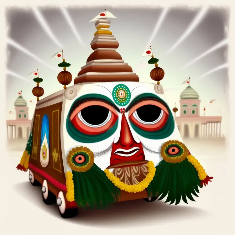 Decorated Chariot for Ratha Yatra Festival