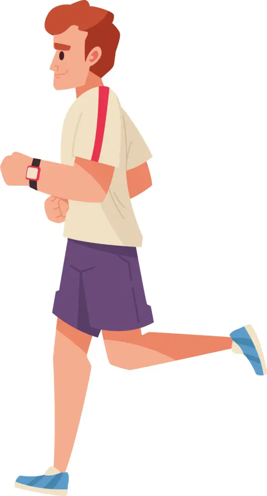 Running Man in Sportswear