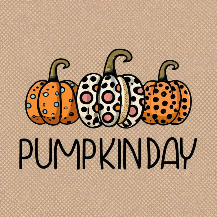 Colorful Patterned Pumpkins for Pumpkin Day