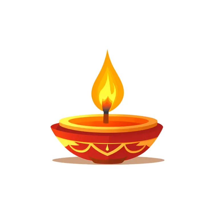 Decorative Diya Lamp for Diwali