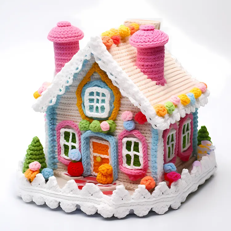 Colorful Gingerbread House