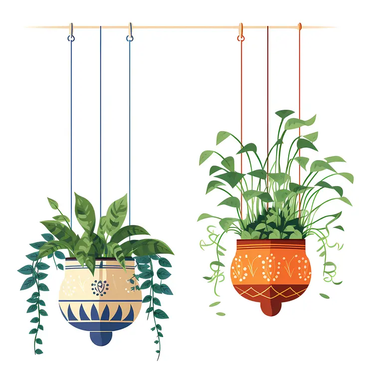 Decorative Hanging Plant Pots for Home Decor