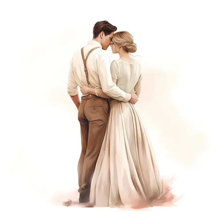 Vintage Wedding Couple