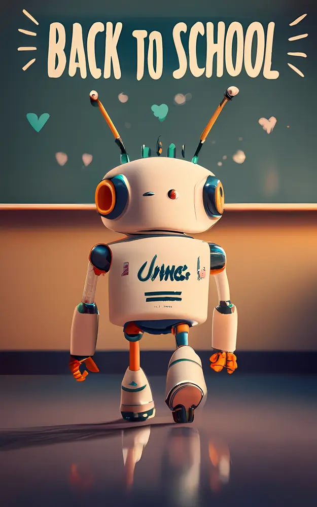 Robot Ready for School