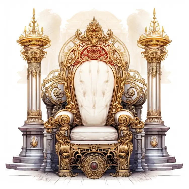 Ornate Golden Throne