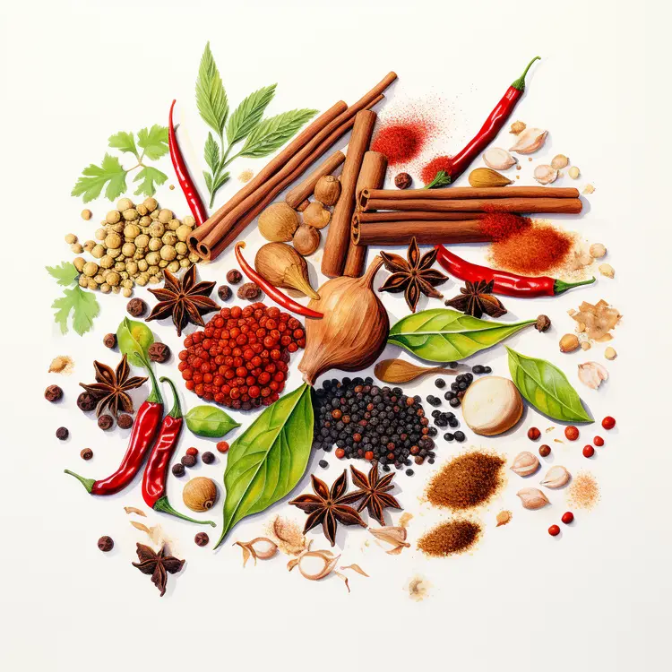 Assorted Spices and Seasonings