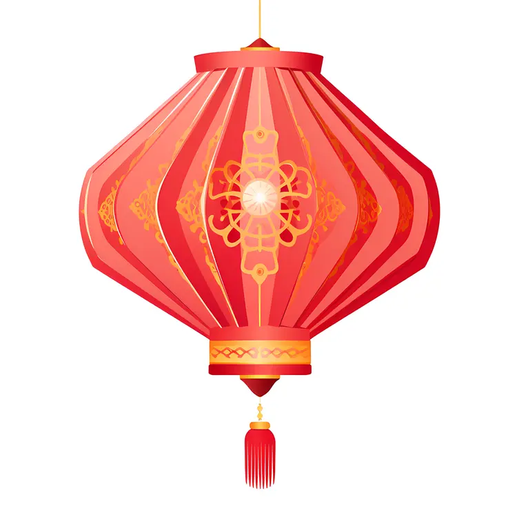Traditional Red Chinese Lantern