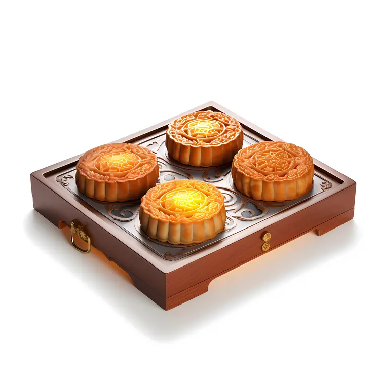 Traditional Mooncakes for Mid-Autumn Festival