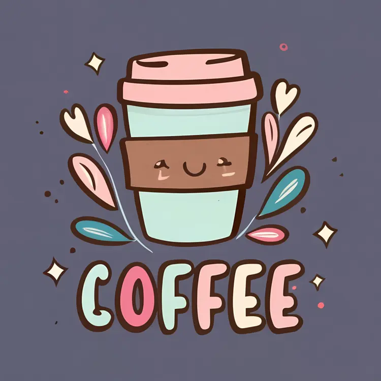 Cute Coffee Cup Illustration