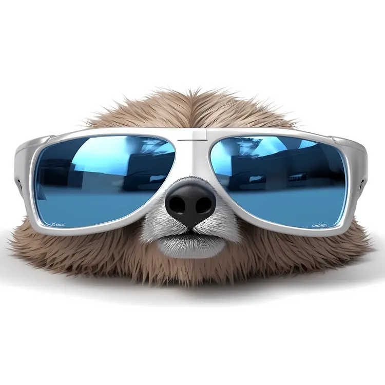 Cool Sloth with Sunglasses