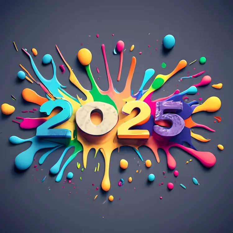 Colorful 2025 Splash Art