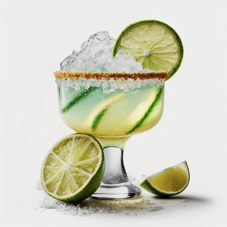 Refreshing Margarita with Lime